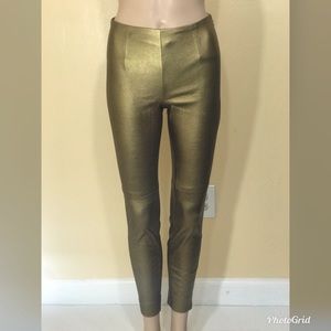 Ralph Lauren Black Label stretch leather pants